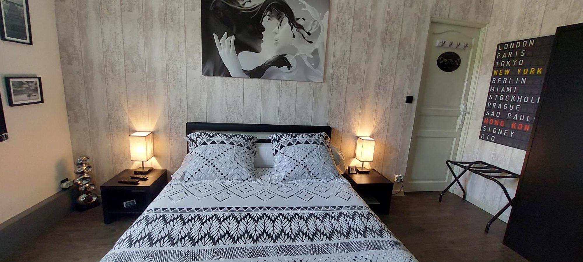 La Longère Des Nuits De Varenne Muchedent Chambre photo